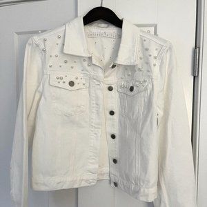 Untamed Petals Amanda Judge Post Denim Jacket | Bridal